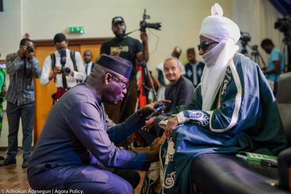 Dr Fayemi and Khalifa Muhammadu Sanusi